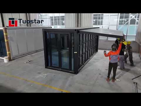 20FT Expandable Container House | Full Unfolding Process & Quick Setup — Tuostar Houses CN
