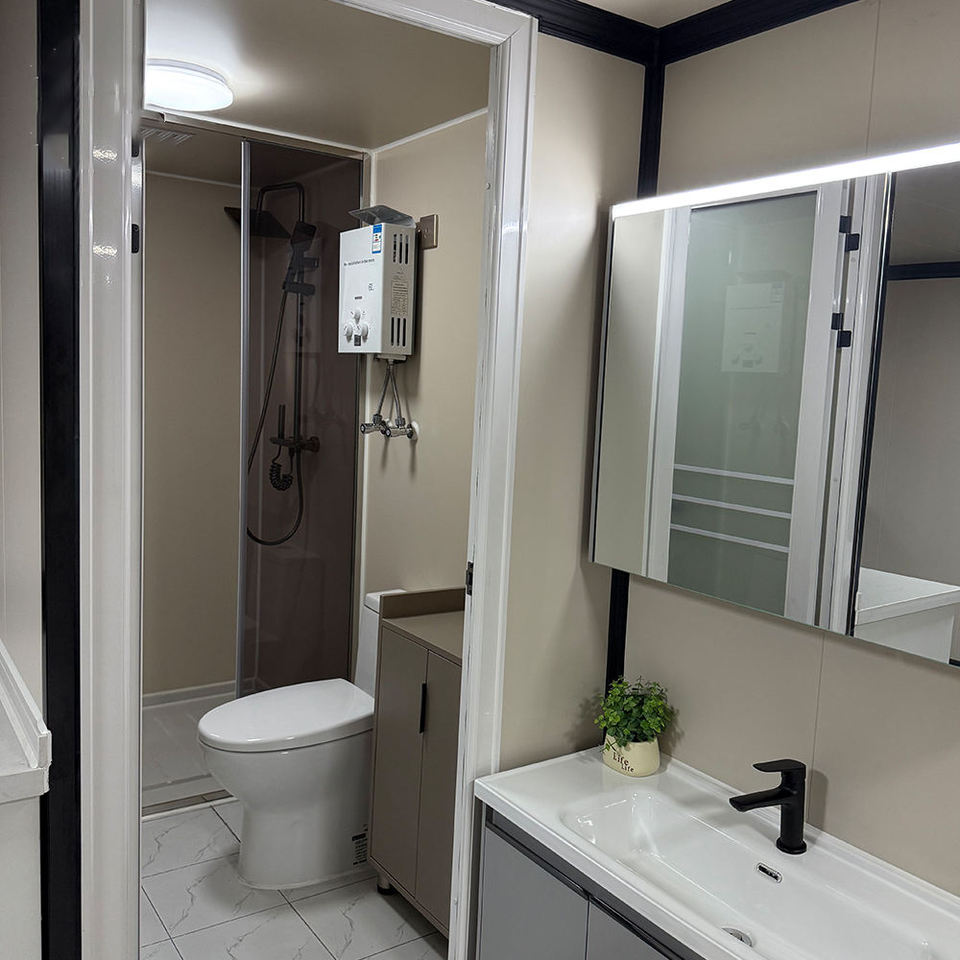 Finished Bathroom with Wet/Dry Separation